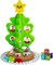 My First Christmas Tree for Toddlers: Kids Christmas Tree Toy Set with DIY Train Set&Tracks, Roly Poly Toys 18 Colorful Decorations Ornaments for Little One Xmas Birthday Gifts for Boys & Girls 1.5+
